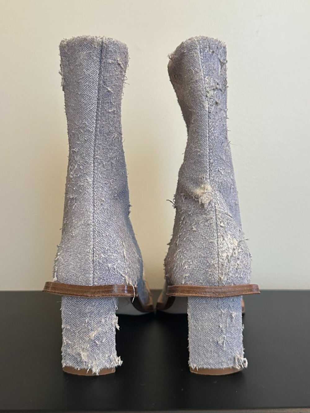 Miista Brenda Denim Boots, Size 39 - Picture 4 of 6